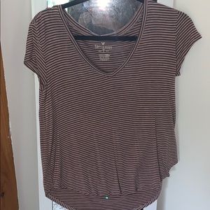 American Eagle Striped Tee